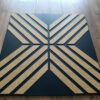 Panele ścienne 3D, panel ścienny 3d, panele na ścianę, ciemne panele ścienne, czarne panele ścienne, dębowe panele ścienne
