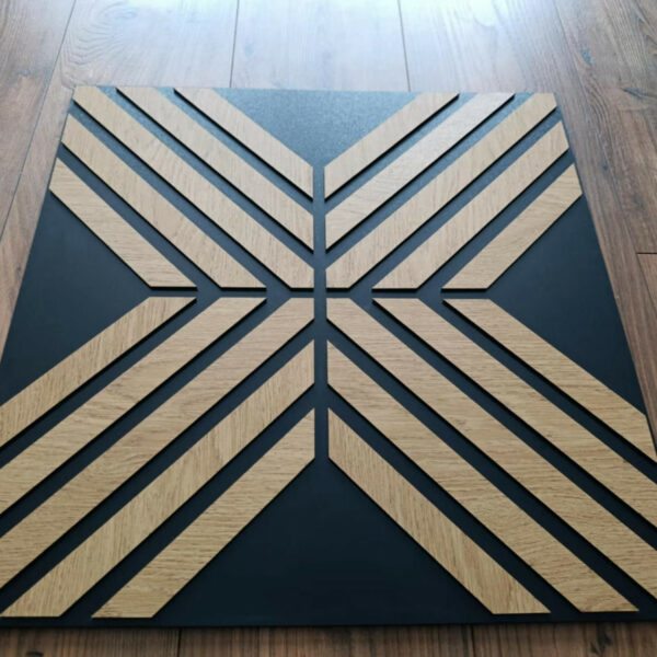 Panele ścienne 3D, panel ścienny 3d, panele na ścianę, ciemne panele ścienne, czarne panele ścienne, dębowe panele ścienne